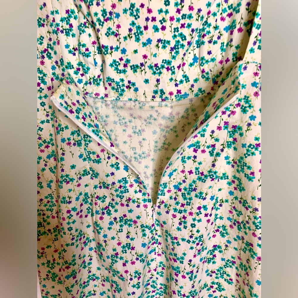 LOGIC🇨🇦COTTON DRESS VINTAGE - Picture 5 of 8